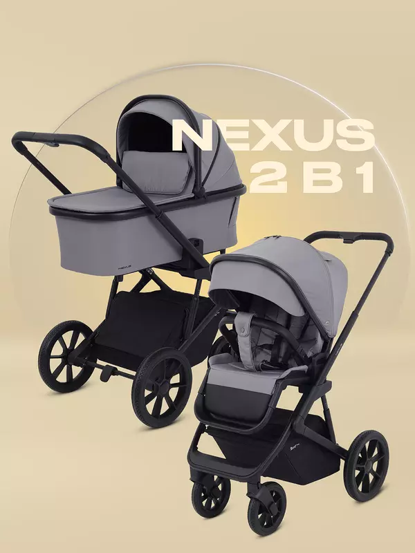 Коляска 2 в 1 Rant Basic Nexus 2025 Grey