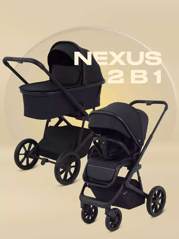 Коляска 2 в 1 Rant Basic Nexus 2025 Midnight Black