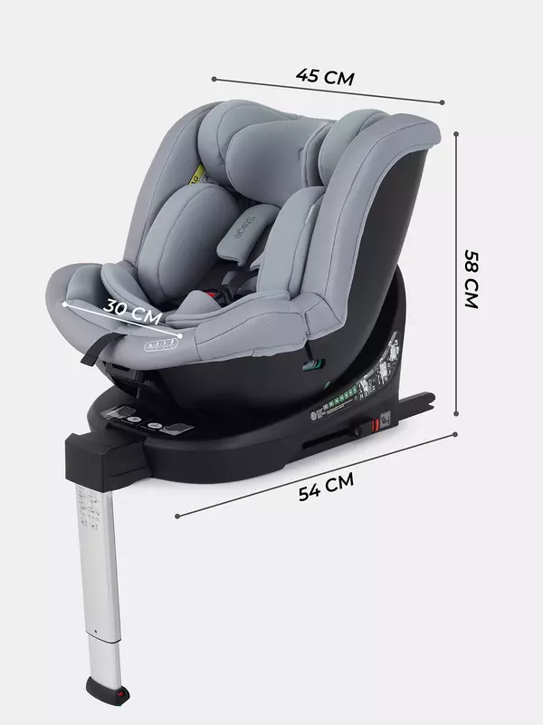 Автокресло Mowbaby Stage isofix (40-150 см) Grey