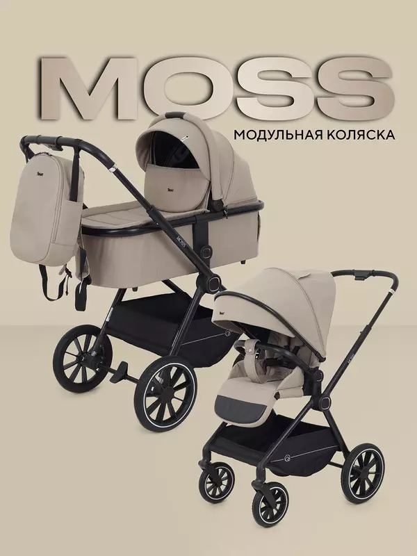 Коляска 2 в 1 Rant Moss 2025 Beige