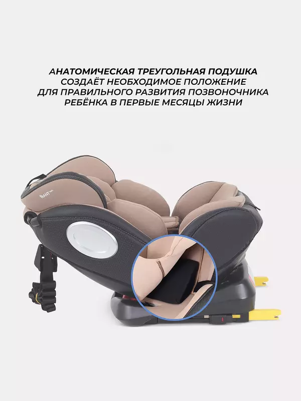 Автокресло Rant Basic Twist Pro Isofix 0/1/2/3 (0-36 кг) Beige